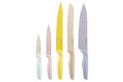 Набор ножей Ardesto Fresh   5 пр., нержавеющая сталь, пластик AR2105FR