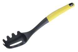 Ложка для спагетти  Ardesto Gemini, серый/желтый, нейлон, пластик с  софт тач AR2107PY