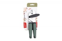 Консервный нож Ardesto Gemini, серый/зеленый, метал, пластик с софт тач AR2110PG - Картинка 3