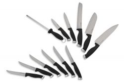 Набор ножей Ardesto Gemini Gourmet 14 пр., нерж.сталь, пластик, каучуковый блок AR2114SW - Картинка 4