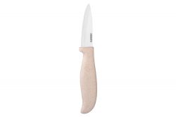 Нож керамический для овощей Ardesto Fresh 18.5 см, бежевый, керамика/пластик AR2118CS