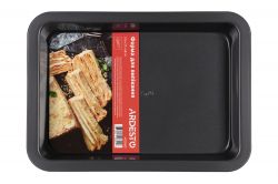 Форма для выпечки Ardesto Gemini прямоугольная, 37.6x27x4.8 см, серый, углеродистая сталь AR2509G - Картинка 2