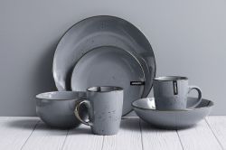 ARDESTO Салатник Bagheria, 14 см, Grey, кераміка AR2914GREY - Картинка 2