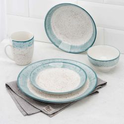 Салатник Ardesto Siena, 11.5см, фарфор, бело-голубой AR2914SWB - Картинка 2