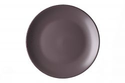 Тарелка десертная Ardesto Lucca, 19 см, Grey brown, керамика AR2919GMC