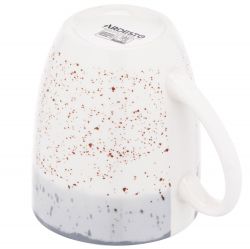 ARDESTO Чашка Siena, 360мл, порцеляна, біло-сірий AR2936SW - Картинка 4