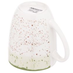 ARDESTO Чашка Siena, 360мл, порцеляна, біло-зелений AR2936SWG - Картинка 4