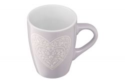 ARDESTO Чашка Heart, 330 мл, сіра, кераміка AR3467GR - Картинка 2