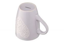 ARDESTO Чашка Heart, 330 мл, сіра, кераміка AR3467GR - Картинка 6