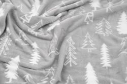 ARDESTO Плед Flannel, 160х200 см, 100% поліестер, ялинки ART0110PB - Картинка 5