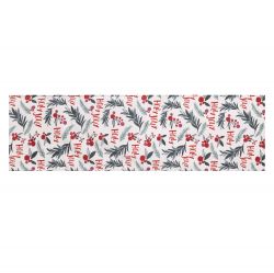 Раннер Ardesto Happy Holidays 40х140см, 90% полиэстер, 10% хлопок, белый остролист ART01HW - Картинка 2