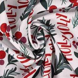 Раннер Ardesto Happy Holidays 40х140см, 90% полиэстер, 10% хлопок, белый остролист ART01HW - Картинка 5