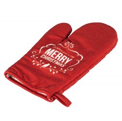 ARDESTO Набір прихваток для кухні Happy Holidays 17х28см, 20х20см, 90% поліестер, 10% бавовна, червоний ART14HH - Картинка 7