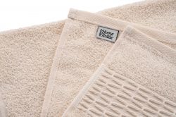 Набор полотенец махровых Ardesto Lotus 2 шт., 50х90см, 70х140см, 100% хлопок, айвори ART2357IV - Картинка 6