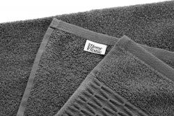 Набор полотенец махровых Ardesto Lotus 2 шт., 50х90см, 70х140см, 100% хлопок, графит ART2357MC - Картинка 6