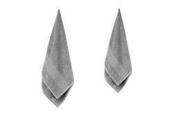 Набор полотенец махровых Ardesto Lotus 2 шт., 50х90см, 70х140см, 100% хлопок, серый ART2357SG - Картинка 7