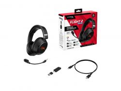 ��������� ������ HyperX Cloud Flight 2, WL/USB-A/USB-C, ������ B5VC4AA