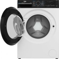 Стиральная машина Beko фронтальная, 9кг, 1400, A, 55см, дисплей, пар, инвертор, WIFI, белый B5WFU69415WPBB - Картинка 2