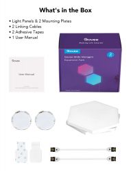 Набор настенных светильников Govee H6061 Glide Hexa Light Panels 10шт RGB Белый B6061301 - Картинка 38