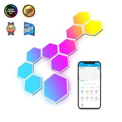 Набор настенных светильников Govee H6061 Glide Hexa Light Panels 10шт RGB Белый B6061301 - Картинка 36