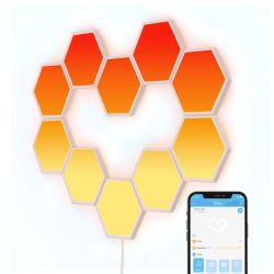 Набор настенных светильников Govee H6061 Glide Hexa Light Panels 10шт RGB Белый B6061301 - Картинка 3