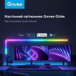 Govee    H6062 Glide RGBIC Wall Light (6+1) RGB B6062301 -  5