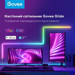    Govee H6062 Glide RGBIC Wall Light (8+4) RGB B6062302 -  6