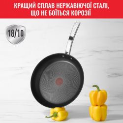 Набор сковород Tefal Intuition 20, 26см, покрытие Titanium, индукция, Thermo-Spot, нерж.сталь. B817S255 - Картинка 13