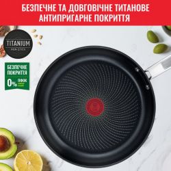 Набор сковород Tefal Intuition 20, 26см, покрытие Titanium, индукция, Thermo-Spot, нерж.сталь. B817S255 - Картинка 12