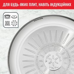 Набор сковород Tefal Intuition 20, 26см, покрытие Titanium, индукция, Thermo-Spot, нерж.сталь. B817S255 - Картинка 8