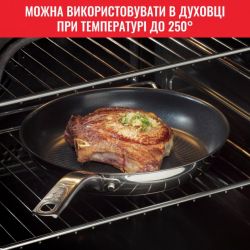 Набор сковород Tefal Intuition 20, 26см, покрытие Titanium, индукция, Thermo-Spot, нерж.сталь. B817S255 - Картинка 7