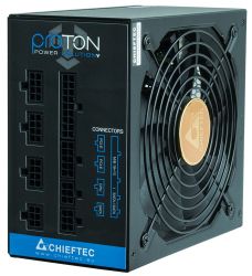 Блок живлення CHIEFTEC Proton (1000W), >85%, 80+ Bronze, 140mm, 1xMB 24pin(20+4), 1xCPU 8pin(4+4), 1xCPU 8pin, 3xMolex, 9xSATA, 6xPCIe 8pin(6+ Modular BDF-1000C - Картинка 2
