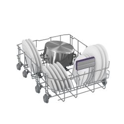 Посудомоечная машина Beko встраиваемая, 11компл., A+++, 45см, дисплей, белый BDIS38040A - Картинка 5