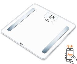 Весы Beurer напольные, 180кг, подкл. к смартфону, сенс. управл., 2хААА в компл, стекло, белый BF_600_PURE_WHITE - Картинка 6