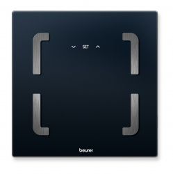 Beurer Ваги підлогові, 180кг, підкл. до смартфону, сенс. керування, AAAx3 в комплекті, скло, чорний BF_880 - Картинка 4