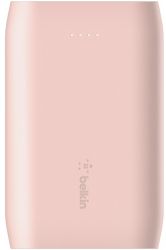 ����������� �������� ���������� Power Bank Belkin 10000mAh 15W Dual USB-A, USB-C Rose Gold BPB011BTRG