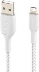  Belkin USB-A - Lightning BRAIDED 2m White CAA002BT2MWH -  3