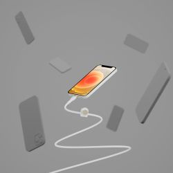 ������ Belkin USB-A - Lightning ��������, ����������, � ������� �� ������, 1m White CAA010BT1MWH - �������� 6