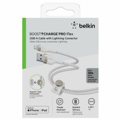 ������ Belkin USB-A - Lightning ��������, ����������, � ������� �� ������, 1m White CAA010BT1MWH - �������� 2