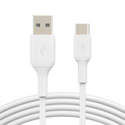  Belkin USB-A - USB-C PVC 1m White CAB001BT1MWH