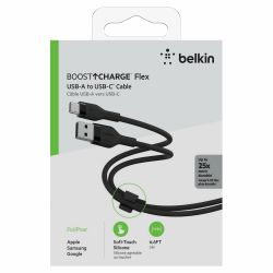  Belkin USB-A - USB-C ,  , 2m Black CAB008BT2MBK -  2