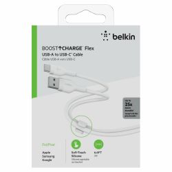  Belkin USB-A - USB-C ,  , 2m White CAB008BT2MWH -  2
