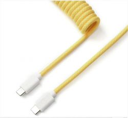  USB-A/USB-C > USB-C / Keychron, 1.36, Type-C, Coiled Aviator,  CAB16_KEYCHRON