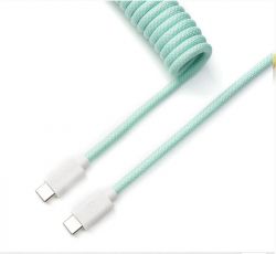  USB-A/USB-C > USB-C / Keychron, 1.36, Type-C, Coiled Aviator,  CAB18_KEYCHRON