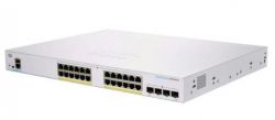  Cisco CBS350 24xGE, Full PoE, 4x1G SFP, Managed CBS350-24FP-4G-EU