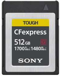   Sony CFexpress Type B 512GB R1700/W1480 CEBG512.SYM -  1
