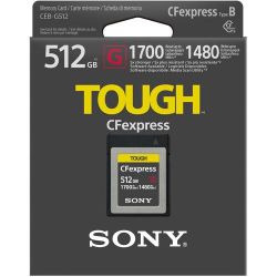  Sony CFexpress Type B 512GB R1700/W1480 CEBG512.SYM -  2