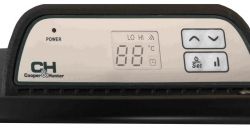 Конвектор електричний Cooper&Hunter Domestic Black CH-1500ED 1500 Вт, 20 м2, IP24, ел. керування, чорний CH-1500ED - Картинка 2