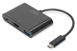 Digitus  USB-C - HDMA, 2xUSB DA-70855