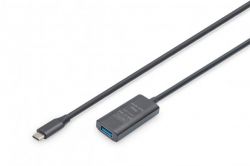 Digitus ���������� USB 3.2 Gen1 Active Cable 5G, C/M-A/F, 5�, ������ DA-73110